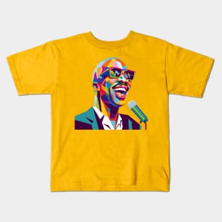 Stevie Wonder WPAP Limit Color Kids T-Shirt